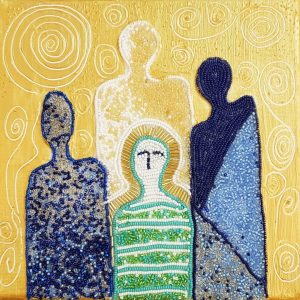 Nigerian bead art